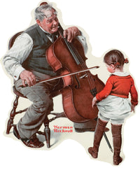 Petite fille Dancing, Norman Rockwell (en forme) (750pcs)