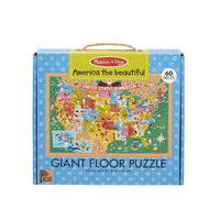 Melissa & Doug Natural Play Floor Puzzle: America The Beautiful