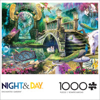 Nuit et jour: jardin enchanté