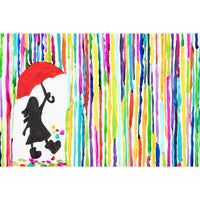 Pluie arc-en-ciel - mini puzzle
