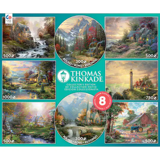 Buy Pfg 8in1 multipack, thomas kinkade (usage/used puzzles for good