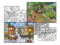 Une conduite paisible + Agnes 'Corner Shop, Joseph Burgess (2 puzzles + 4 pages à colorier)