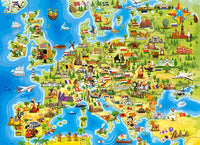 Carte de l'Europe, 100pc