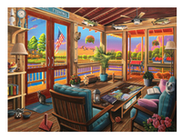 Vue au bord du lac, Geno Peoples