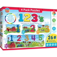 Educational 4 Pack -123 à la ferme