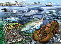 La vie dans l'océan Atlantique (puzzle du plateau)