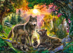 Famille Wolf Ravensburger au soleil