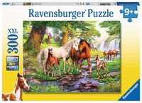 Ravensburger Horses par le ruisseau (300 pc)