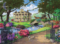 Ravensburger visitant le manoir
