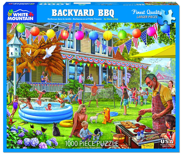 Buy Backyard bbq steve crisp Puzzle Jigsaw Jungle