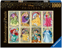 Ravensburger Art Nouveau Disney Princesses (1000pcs)
