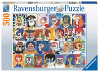 Faces de caractères Ravensburger, Hugo Maciel (500pcs)