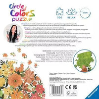 Cercle de couleurs de Ravensburger - Fleurs (500pcs)