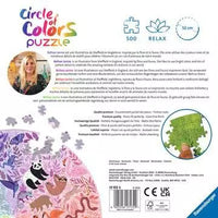 Cercle de couleurs de Ravensburger: animaux (500pcs)