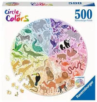 Cercle de couleurs de Ravensburger: animaux (500pcs)