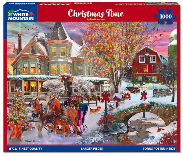 White Mountain The Perfect Tree Winter Puzzles 1000 Pieces