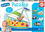 5 Baby Puzzles - Vehicles