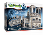 Châteaux et cathédrales - Notre-Dame, Paris - 3d (830pcs)
