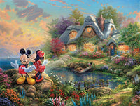 Mickey et Minnie Sweetheart Cove, Thomas Kinkade - Disney
