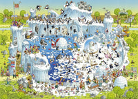 Zoo funky: Habitat polaire, Marino Degano (1000pcs)