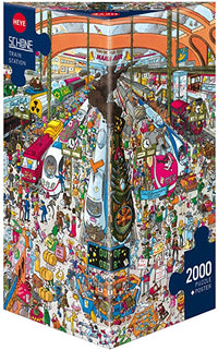Gare de la gare, Schöne (boîte triangulaire) (2000pcs)