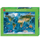 Carte Art - Map satellite, Rajko Zigic (2000pcs)