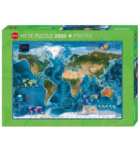Carte Art - Map satellite, Rajko Zigic (2000pcs)