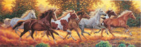 Running Horses (Panoramic)