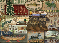 Rustic Lodge - Lodge Signs