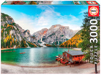 Lake Braies à l'automne (3000 pcs)