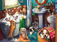 Temps de la baignoire de Ravensburger (Le Bain Canin)