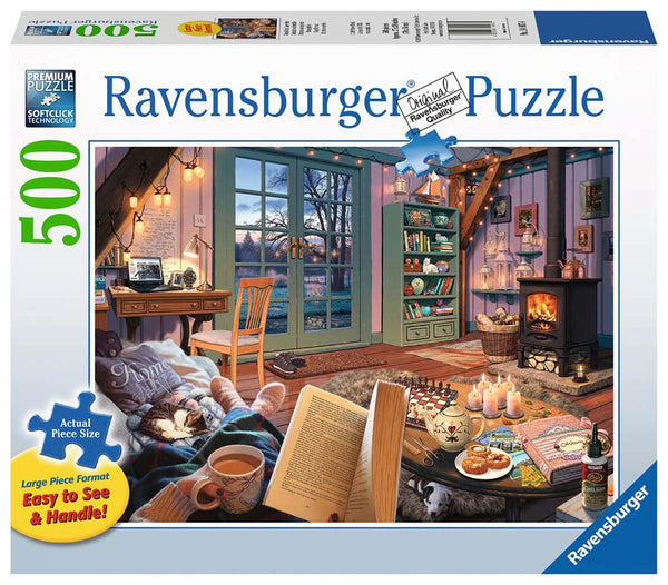 Cozy Retreat 500pc Large Format Puzzle Cozy Retreat 500pc Large Format Puzzle