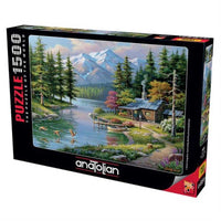 Canoë au repos, chanté Kim (1500pcs)