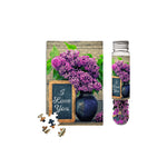 Micro puzzle - je t'aime lilas