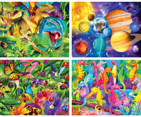 4-Pack Glow in the Dark Puzzles #1, Michael Searle