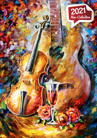 Guitare et violon, Leonid Afremov (500pcs)