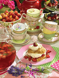 Thé à la fraise