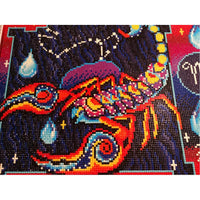 Scorpion / Scorpion, peinture de diamant