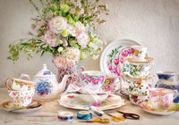 Still Life with Porcelain and Flowers (500pcs)