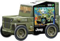 Étain de collection de jeep militaire (550pcs)