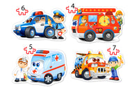 Rescue Services (4x Shaped Puzzles)