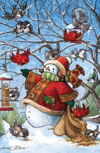 Bonhomme de neige avec des amis, Janet Stever