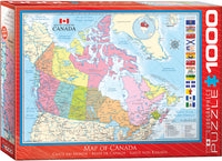 Carte du Canada (1000pcs)
