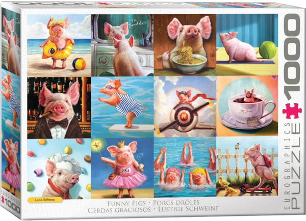 Eurographics - Funny Pigs (1000-Piece Puzzle)