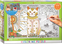 Magical Cat Color-Me Puzzle (Chat Magique)