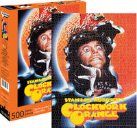 Une orange horloge - une feuille