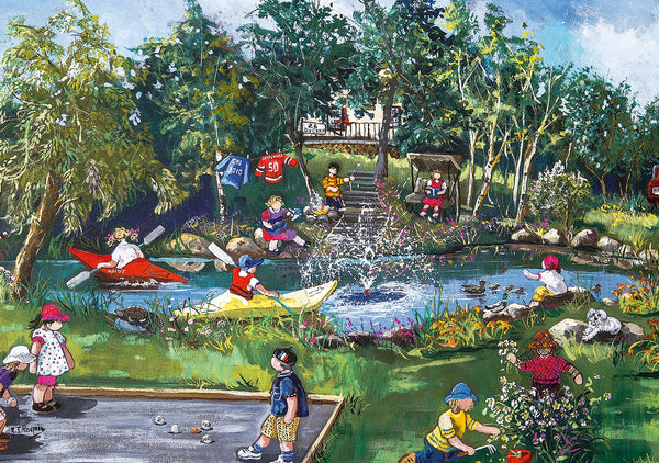 Buy Summer games, pauline paquin (1000pcs) Puzzle | Jigsaw Jungle