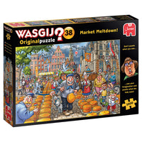 Wasgij? Original #38, Market Meltdown! / Fondue au fromage