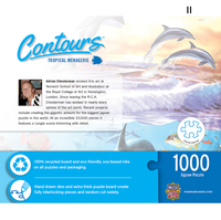 Contours Shaped - Tropical Menagerie (1000pcs)