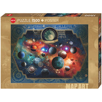 Map Art - Space World, Andre Sanchez (1500pcs)